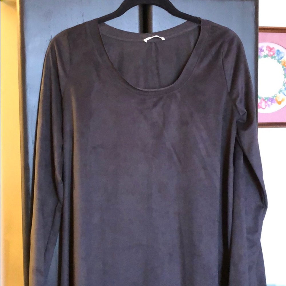 Suede shirt